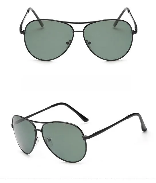Polarized Vintage Aviation Sunglasses Men Brand Designer Sun Glasses Women Eyeglasses Spring Leg Gafas Oculos De Sol Masculino
