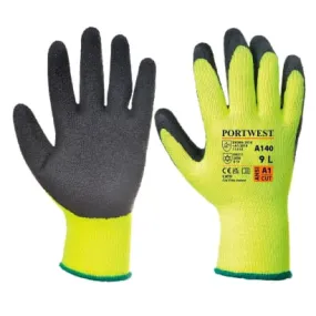 Portwest Builders Thermal Grip Glove Gripper Glove - Latex-A140