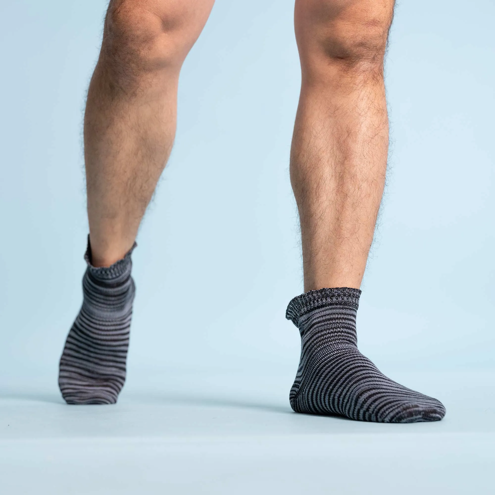 PUREMEADOW Elastic-free 100% Organic Cotton Socks (No Latex, No Polyester, No Polyamide, No nylon, No Synthetics) (100% Biodegradable)
