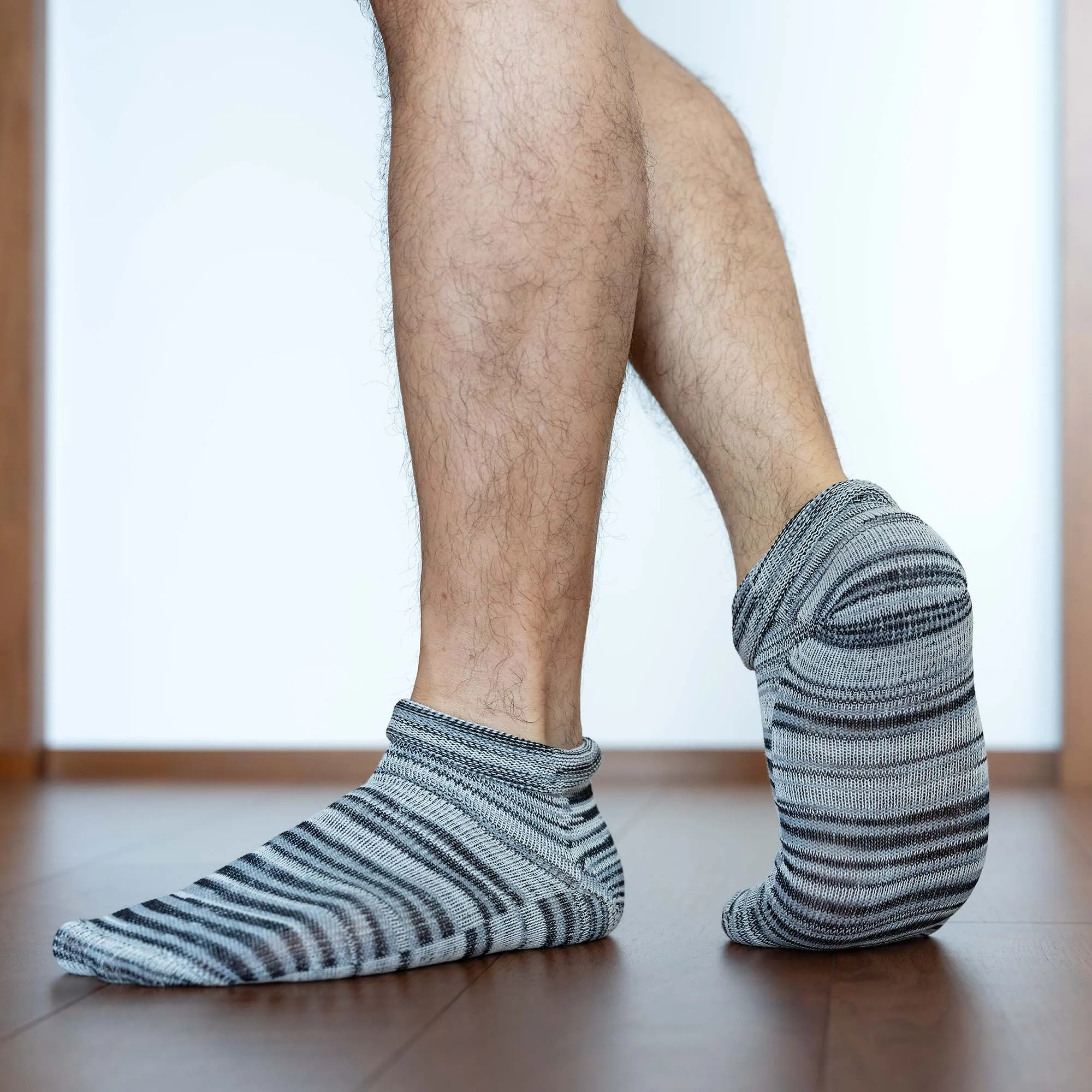 PUREMEADOW Elastic-free 100% Organic Cotton Socks (No Latex, No Polyester, No Polyamide, No nylon, No Synthetics) (100% Biodegradable)