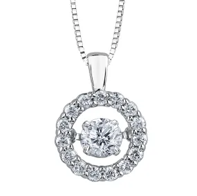 "HAILEY" PULSE™ DIAMOND HALO PENDANT