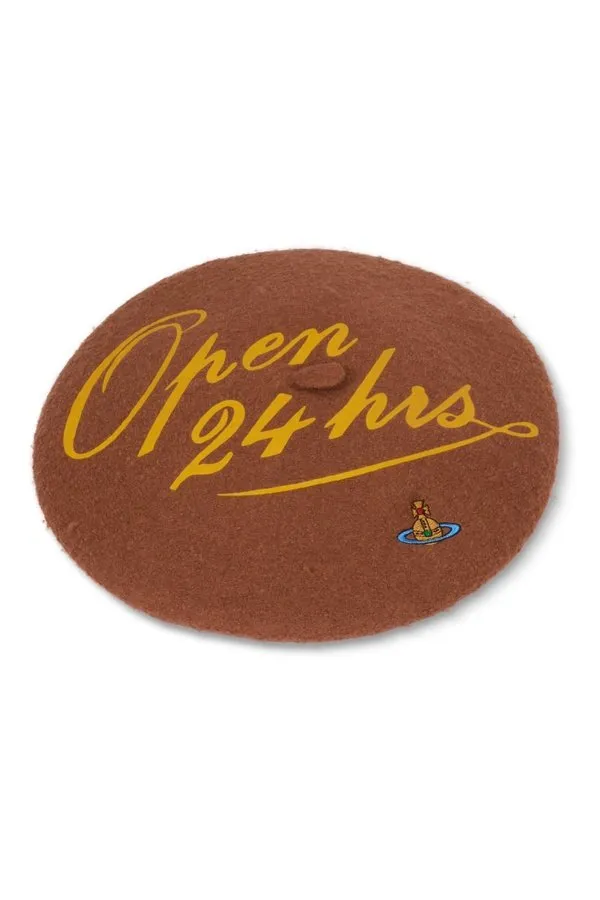 "Open 24 Hours" Beret