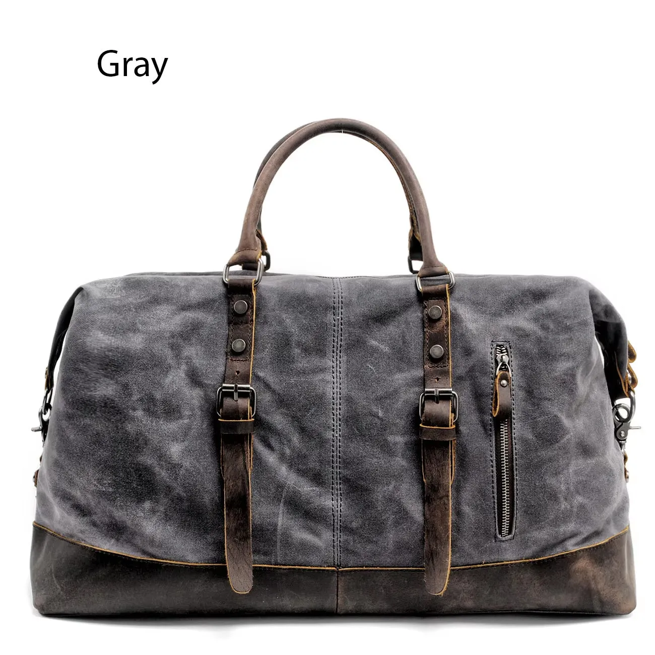 RECON GS2S Weekender waxed canvas/leather Large military style duffle bag