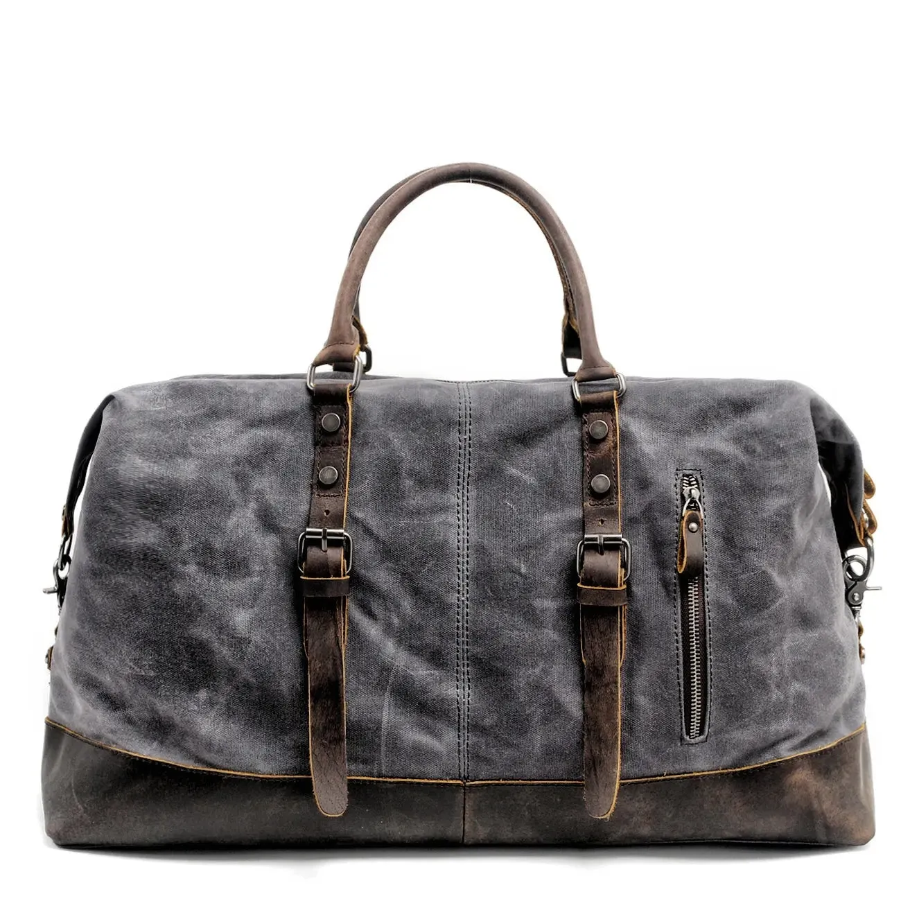 RECON GS2S Weekender waxed canvas/leather Large military style duffle bag
