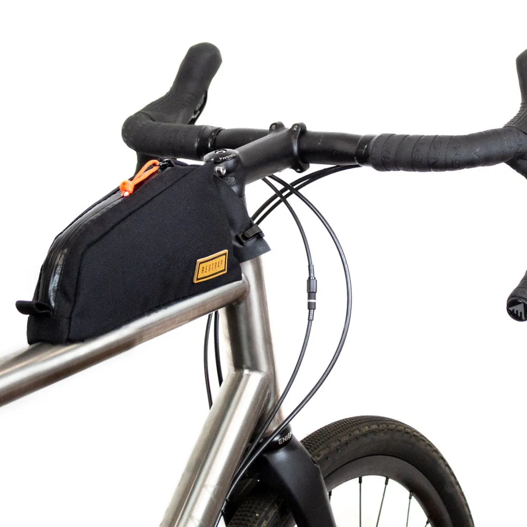 Restrap Bolt - on Top Tube Bag - Black