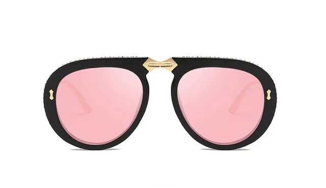 Retro Diamond Luxury Sunglasses