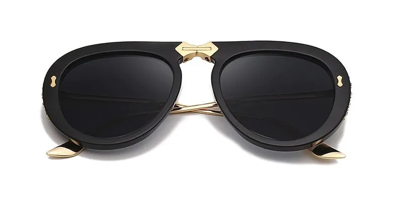 Retro Diamond Luxury Sunglasses