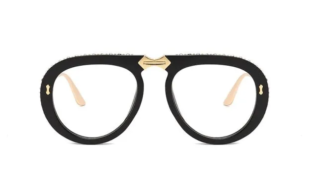 Retro Diamond Luxury Sunglasses