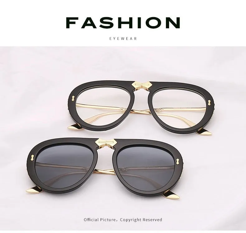 Retro Diamond Luxury Sunglasses