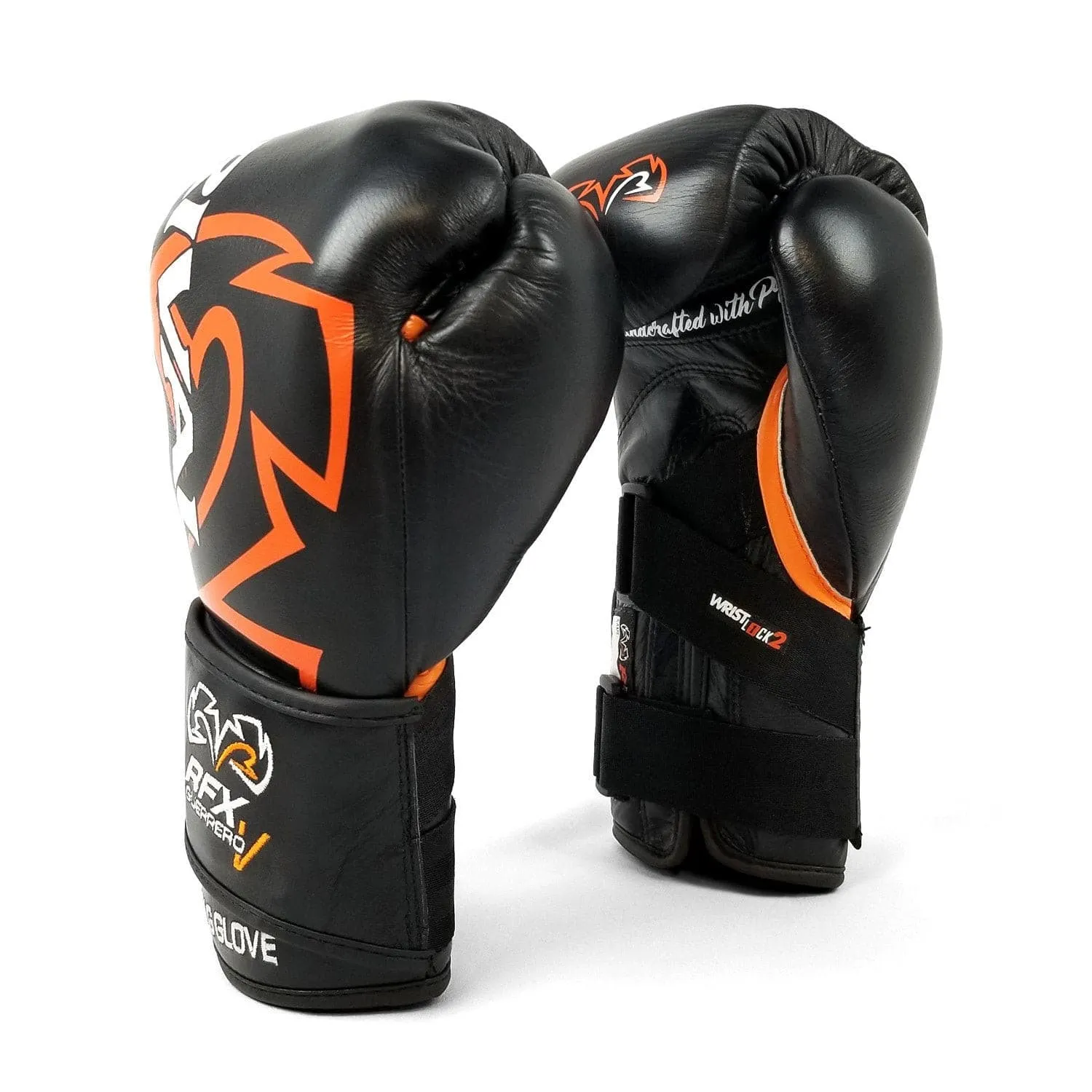 RIVAL RFX-GUERRERO-V BAG GLOVES - HDE-F BLACK/ORANGE