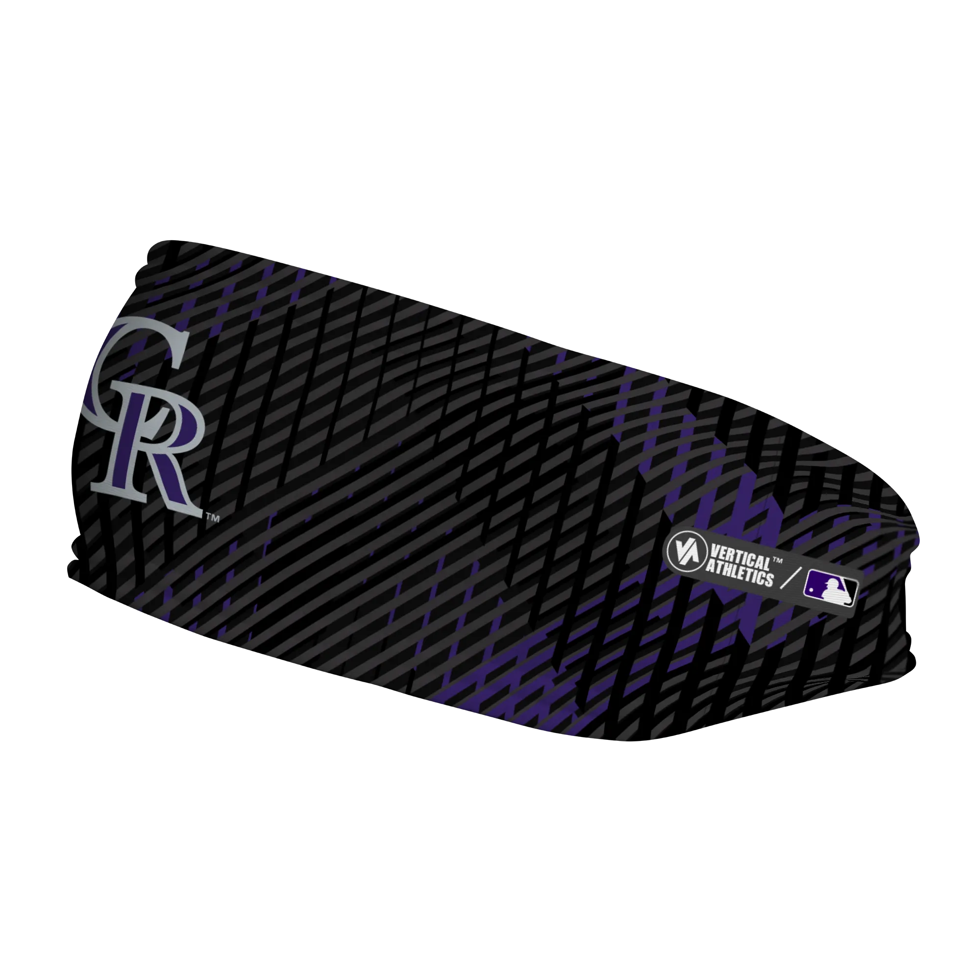 Rockies Fleece Headband: Sport Plaid