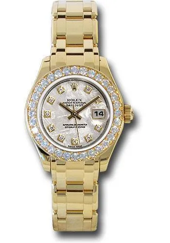 Rolex Datejust Pearlmaster Watch 80298 mtd