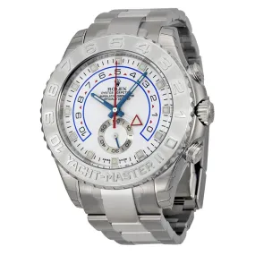 Rolex Yacht-Master II White Dial 18K White Gold Oyster Bracelet Automatic Men's Watch 116689WAO