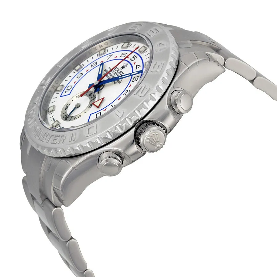 Rolex Yacht-Master II White Dial 18K White Gold Oyster Bracelet Automatic Men's Watch 116689WAO