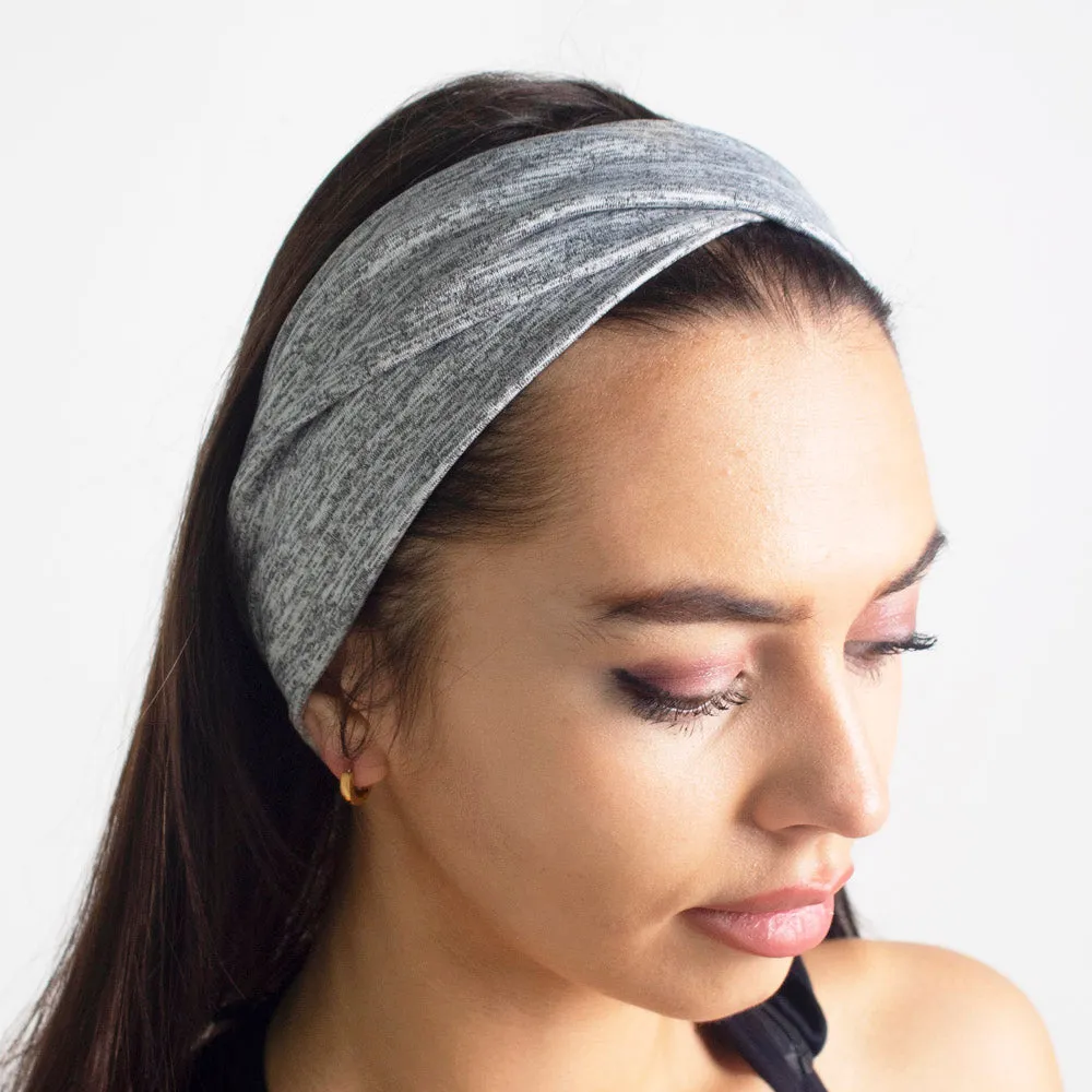 Runner Island Sporty Boho Twist Sweat Wicking Headbands 3 Pack