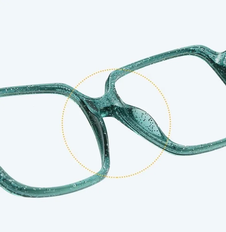 Sage Oversized Retro Anti-Blue Light Glasses