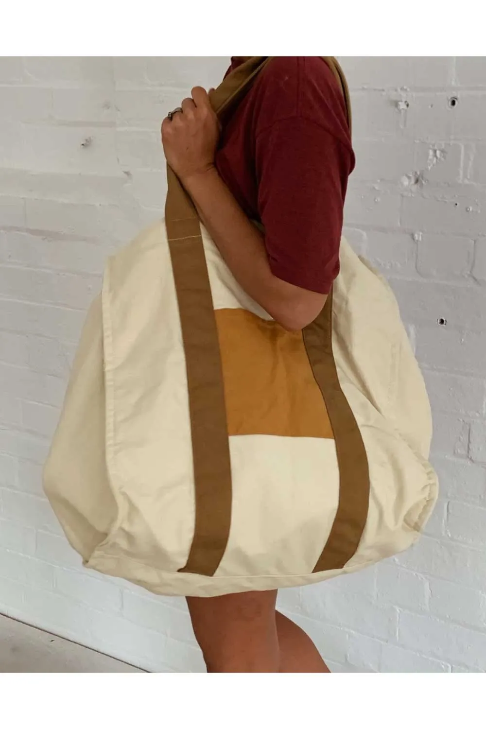 Salty Shadows Goldie Oversized Canvas Beach Bag