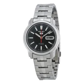 Seiko Series 5 Automatic Black Dial Stainless Steel Watch SNKL83