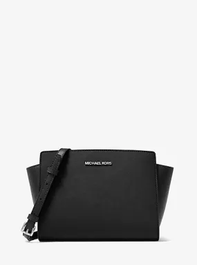 Selma Medium Saffiano Leather Crossbody Bag