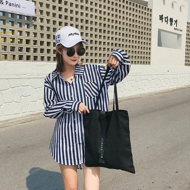 Shopping Casual Handbag women lady Canvas Pouch