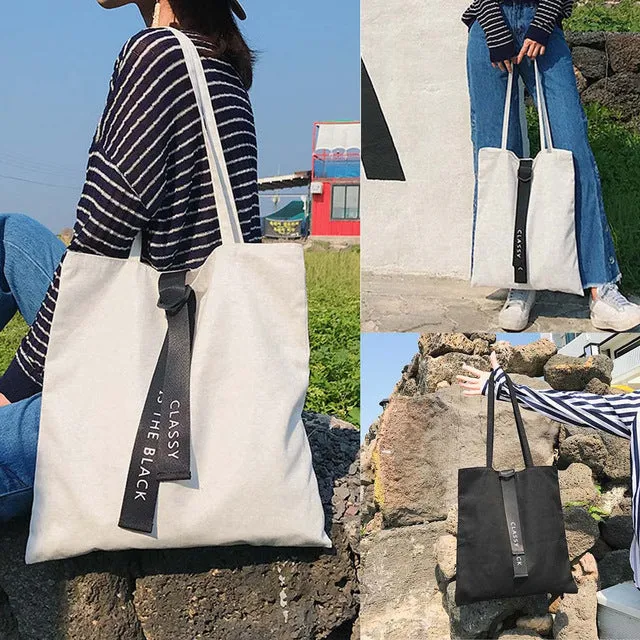 Shopping Casual Handbag women lady Canvas Pouch
