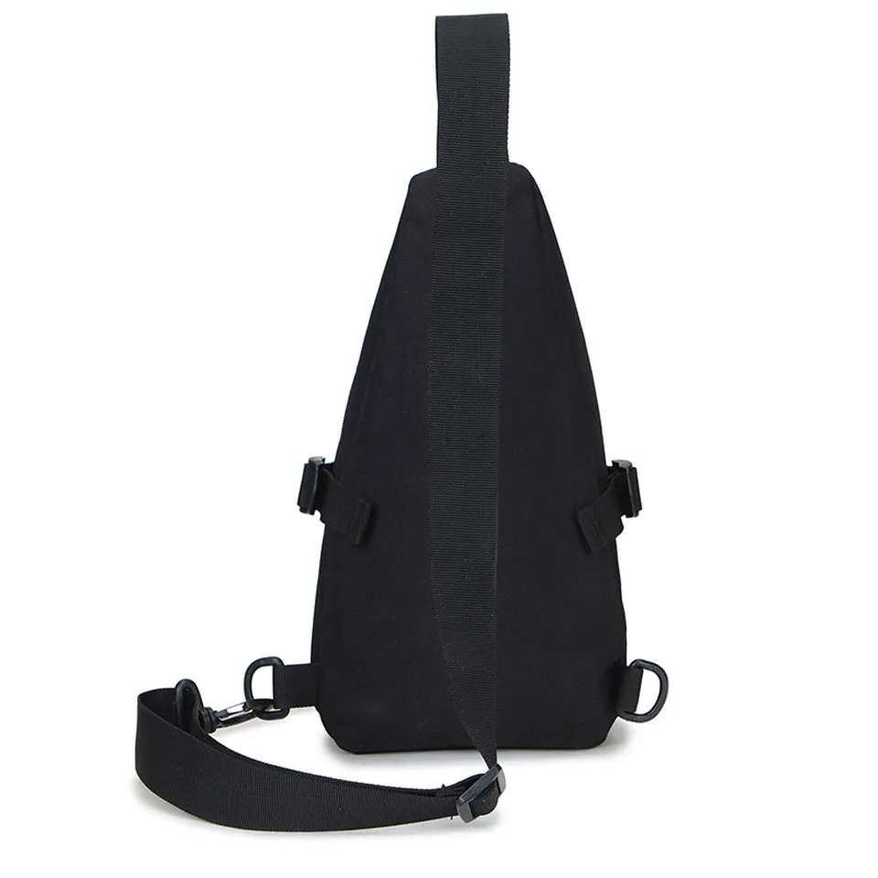 Sidiou Group Men  Nylon Military Travel Riding Shoulder Messenger Pack Sling Chest Waterproof Bag