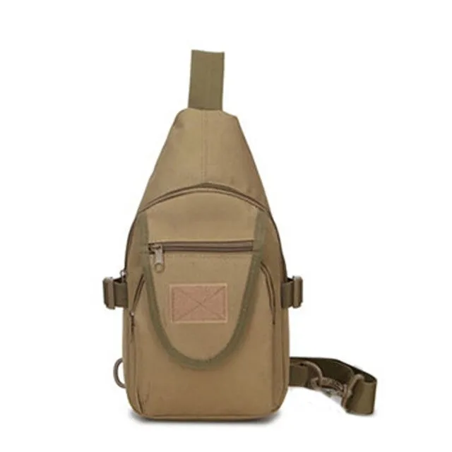 Sidiou Group Men  Nylon Military Travel Riding Shoulder Messenger Pack Sling Chest Waterproof Bag