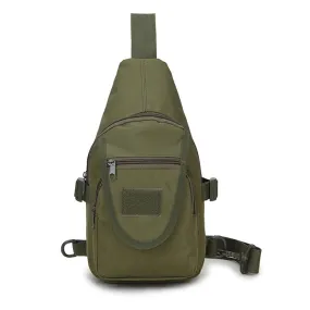 Sidiou Group Men  Nylon Military Travel Riding Shoulder Messenger Pack Sling Chest Waterproof Bag
