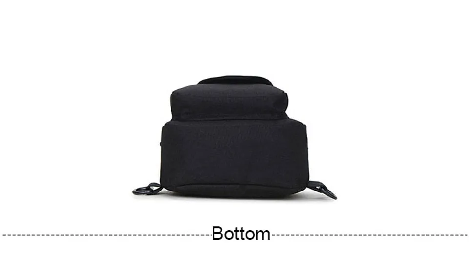 Sidiou Group Men  Nylon Military Travel Riding Shoulder Messenger Pack Sling Chest Waterproof Bag