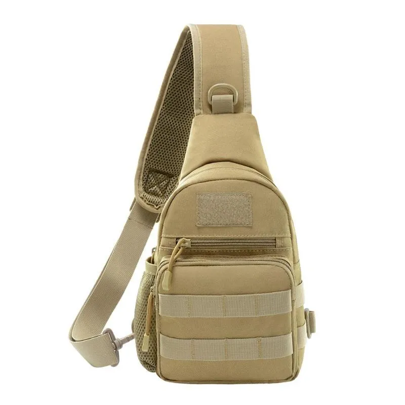 Sidiou Group Sling Backpack Army Waterproof EDC Rucksack Bag for Outdoor Hiking Camping Hunting Pack