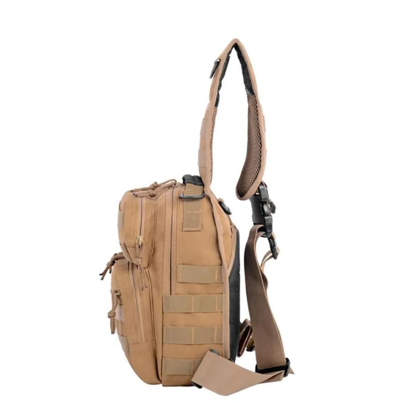 Sidiou Group Sling Backpack Army Waterproof EDC Rucksack Bag for Outdoor Hiking Camping Hunting Pack
