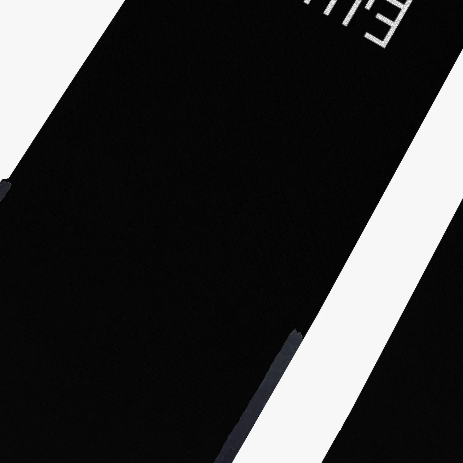 Sixty Eight 93 Logo White Black Reinforced Sports Socks