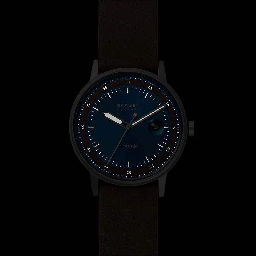 SKG Watch Henriksen Three Hand Titanium