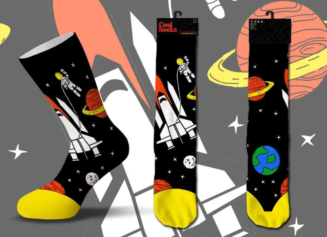 Spaceman Socks