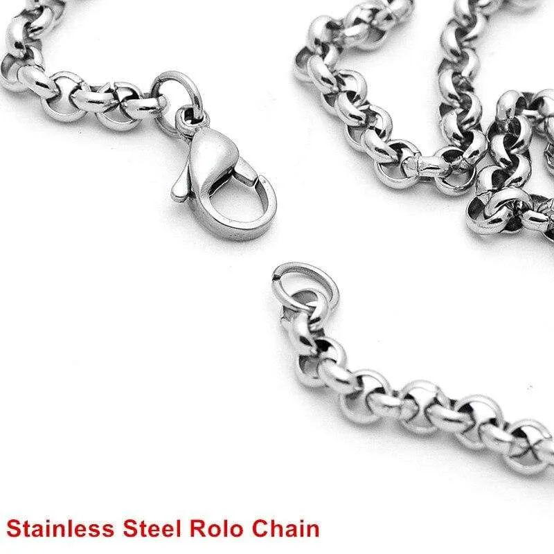 Stainless Steel Arrow Head Arrow Pendant Necklace 60CM SS Chain