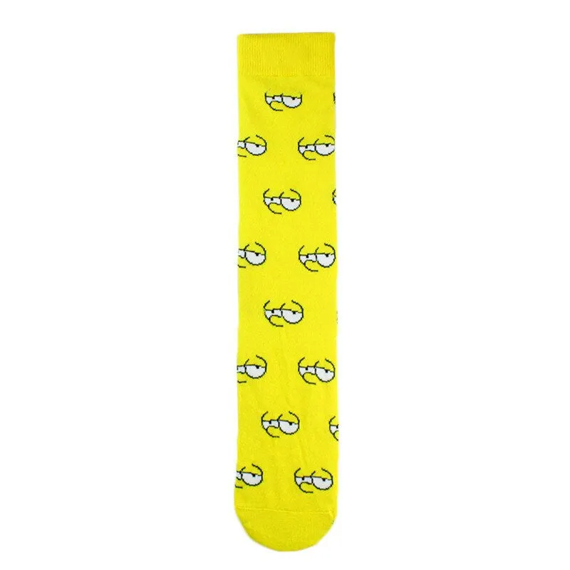 Street Style Cartoon Print Casual Socks