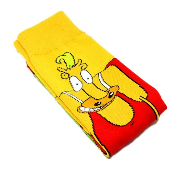 Street Style Cartoon Print Casual Socks