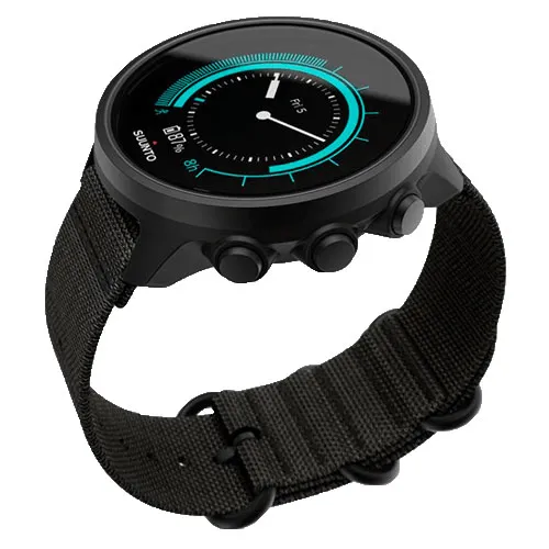 Suunto 9 Baro Smart Watch Heart Rate/GPS/1.3"LED Display Charcoal Black Titanium