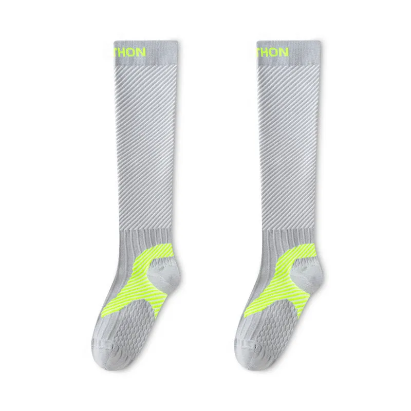 Sweetnana Women's Sports Compression Socks: Calf Socks with Non-Slip Function, pressure slimming socks, Suitable for Fitness Running and Skipping.