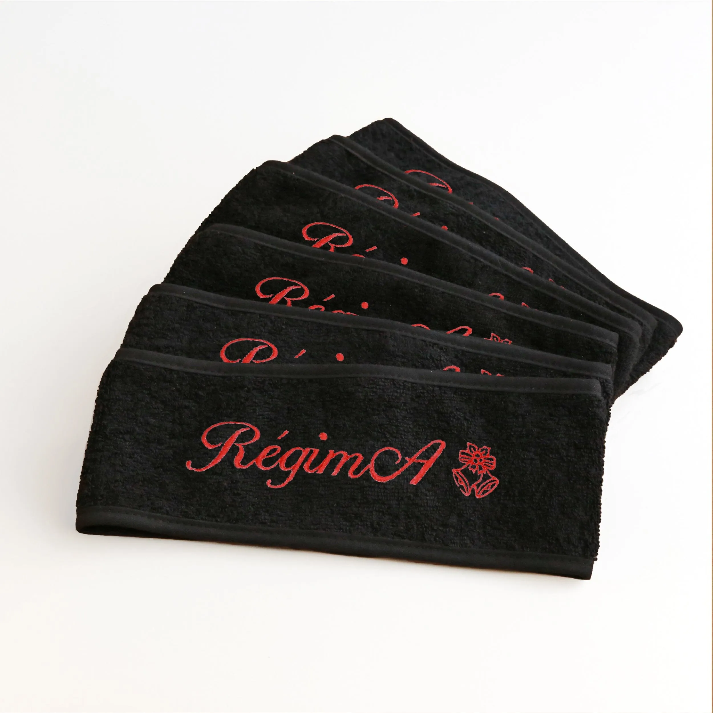 Terry Cotton Headbands, White