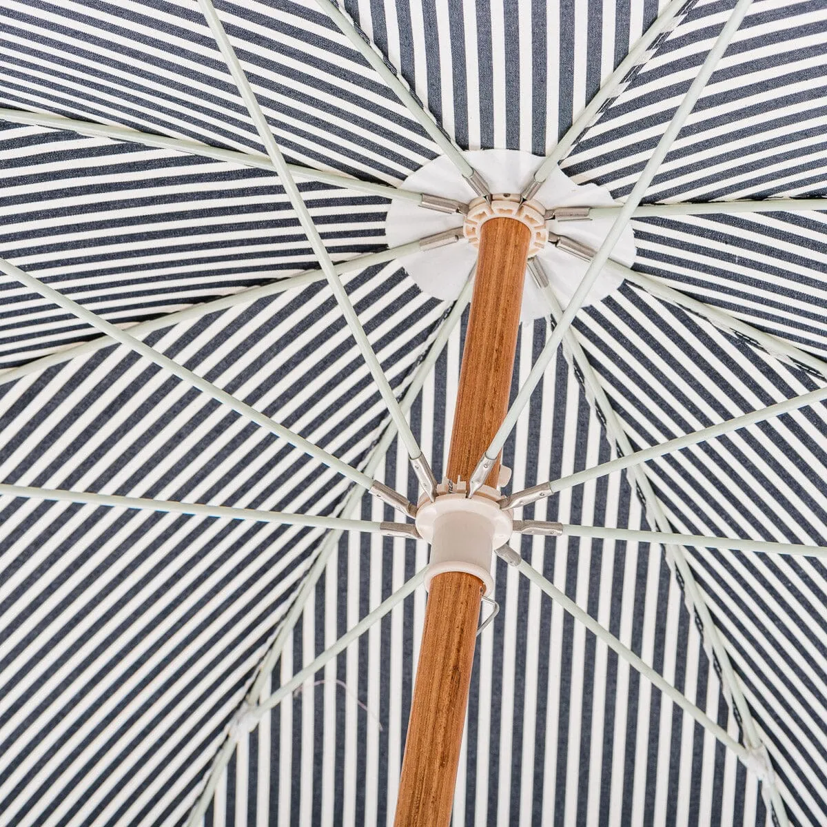 The Rio Umbrella - Laurens Navy Stripe