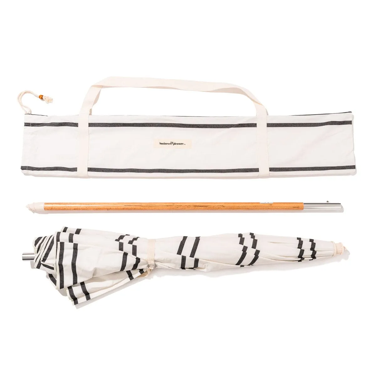 The Rio Umbrella - Malibu Black Stripe