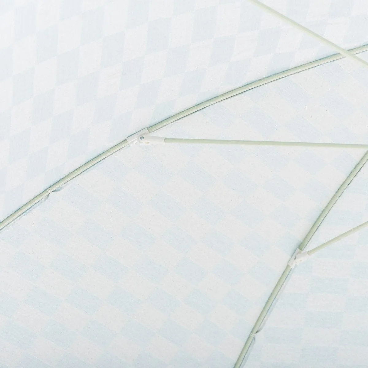 The Rio Umbrella - Vintage Blue Checker