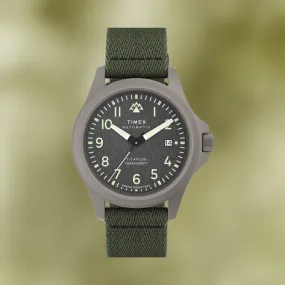 Timex Expedition North® Titanium Automatic 41mm Recycled Fabric Strap Watch