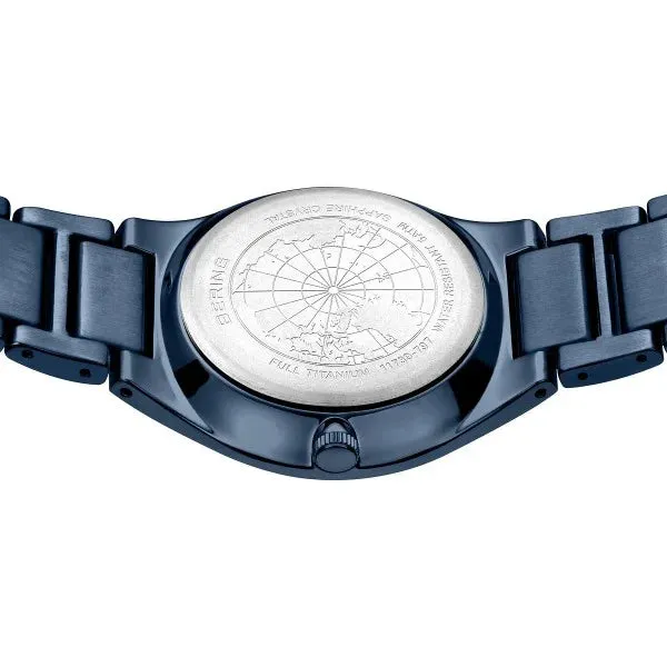 Titanium | mat blue | 11739-797