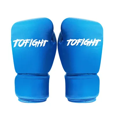 TOFIGHT SPARTA WARRIOR MUAY THAI BOXING SPARRING GLOVES VELCRO CLOSURE 10-12 oz 4 Colours