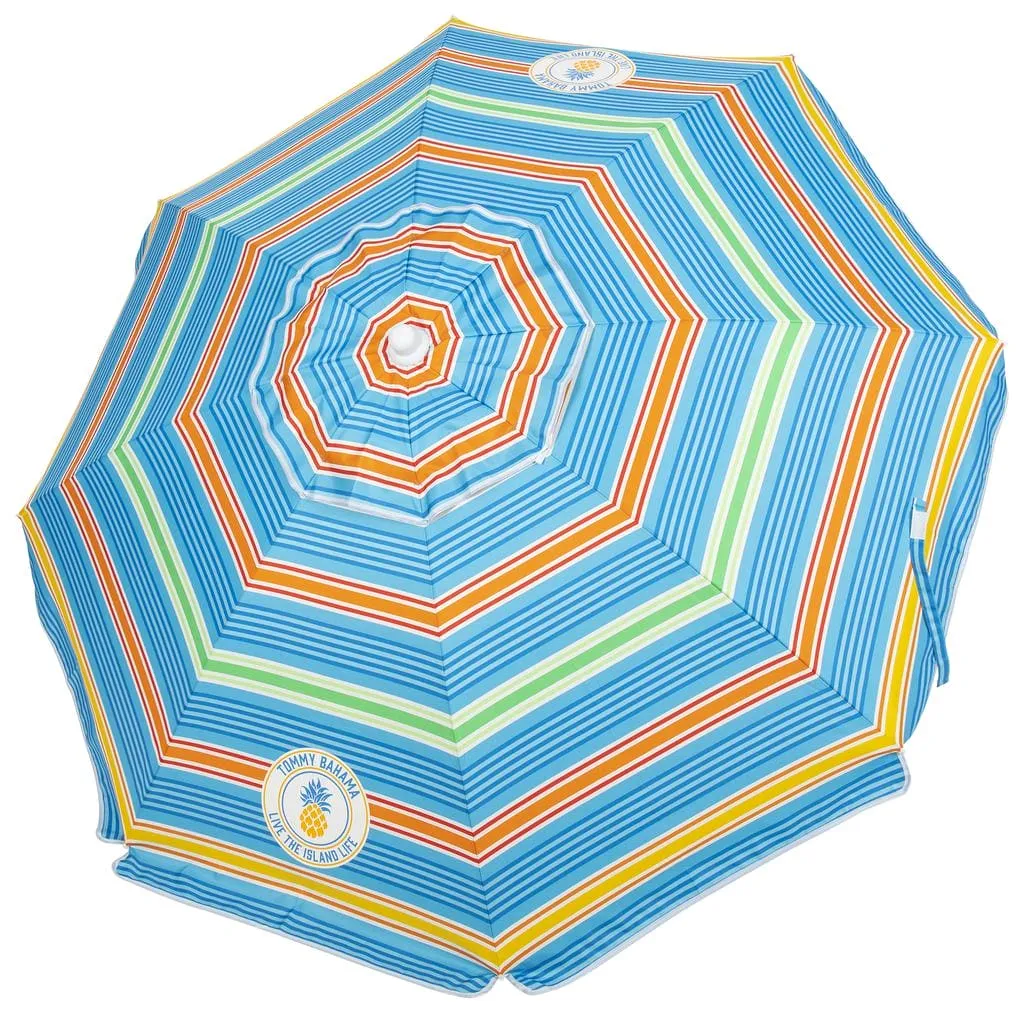 Tommy Bahama Beach Umbrella with Sand Anchor 1.28 m / 6'. Protect yourself under the sun with the Tommy Bahama umbrella. -473916