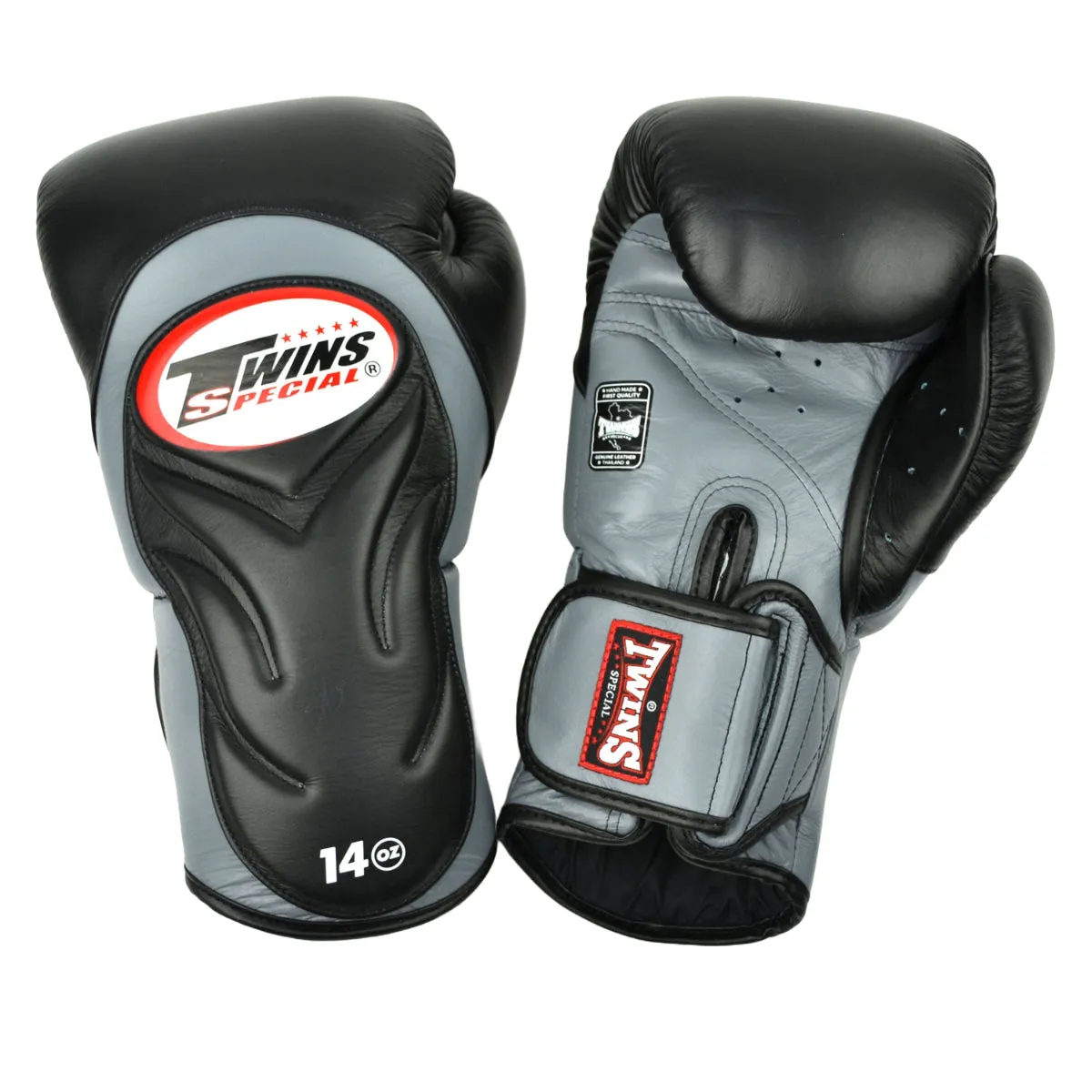 Twins BGVL6 Deluxe Sparring Gloves Black/Grey