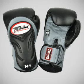 Twins BGVL6 Deluxe Sparring Gloves Black/Grey