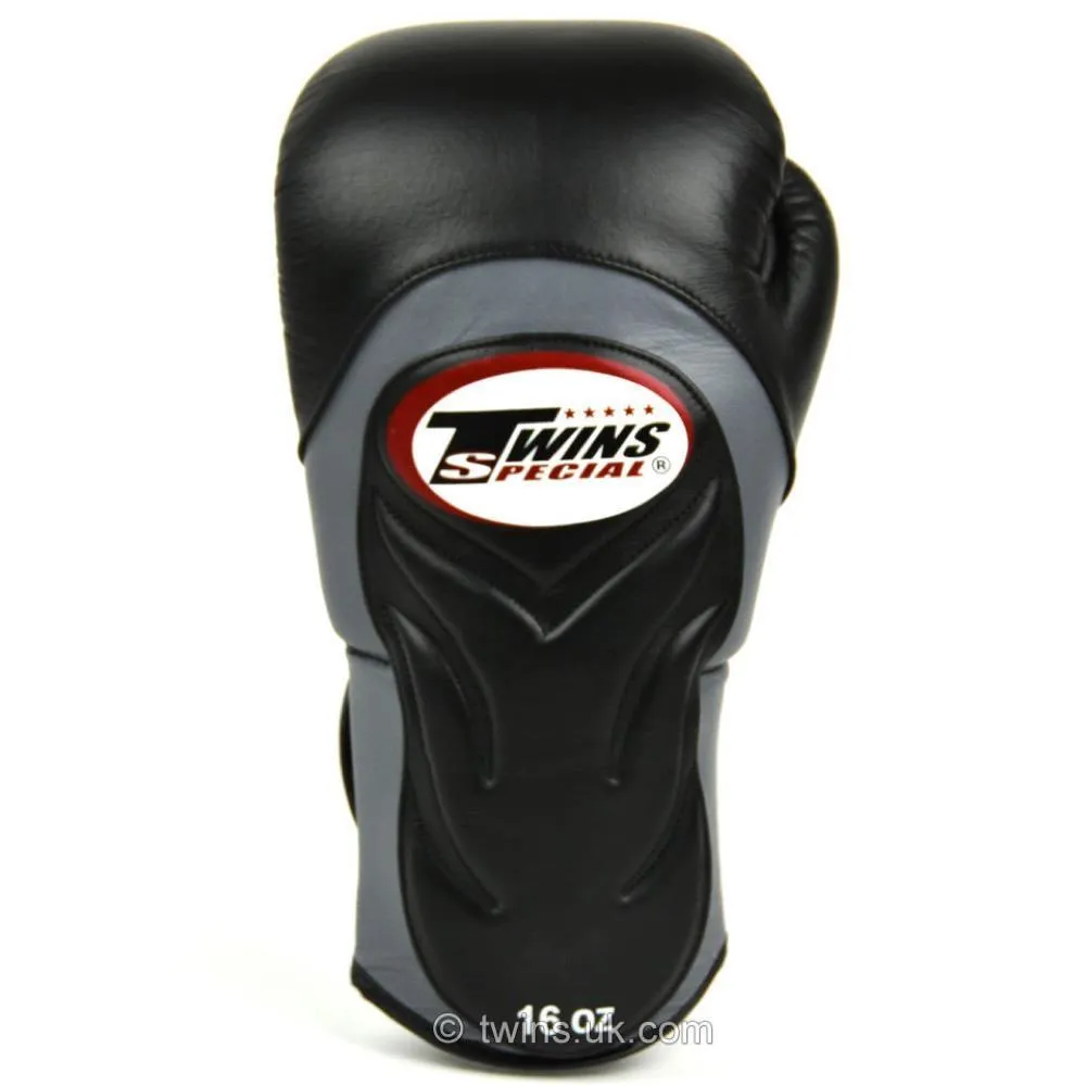 Twins Deluxe Sparring Gloves - Black